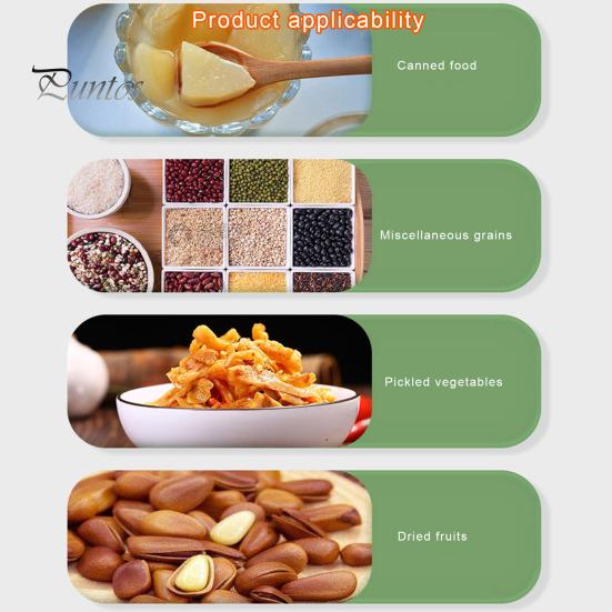 300/400/500/650 ml versiegeltes Glasglas mit luftdichtem Schraubdeckel, großes Fassungsvermögen, transparent, multifunktional, Obstmarmelade, Trockenwaren, Nüsse, Getreide, Müsli, Gewürze