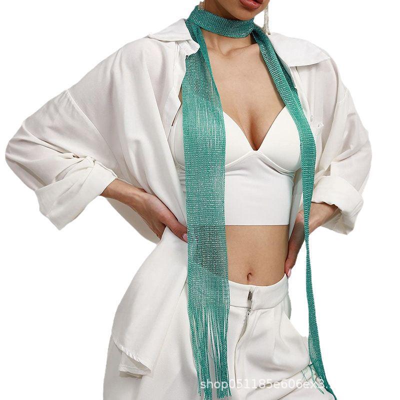 

A versatile, fashionable scarf suitable for all seasons, the 2023 multi-use streamer scarf is a trendy, cross-border best-seller. Silver