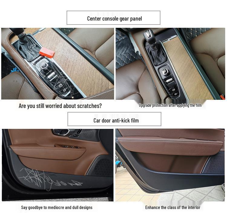 Volvo S90 Carbon Fiber Interior Trim Stickers