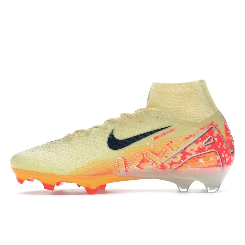 Nike Kylian Mbappé x Zoom Mercurial Superfly 10 Elite FG Light Laser Orange Men Sneakers Armory-Navy FQ8692-800
