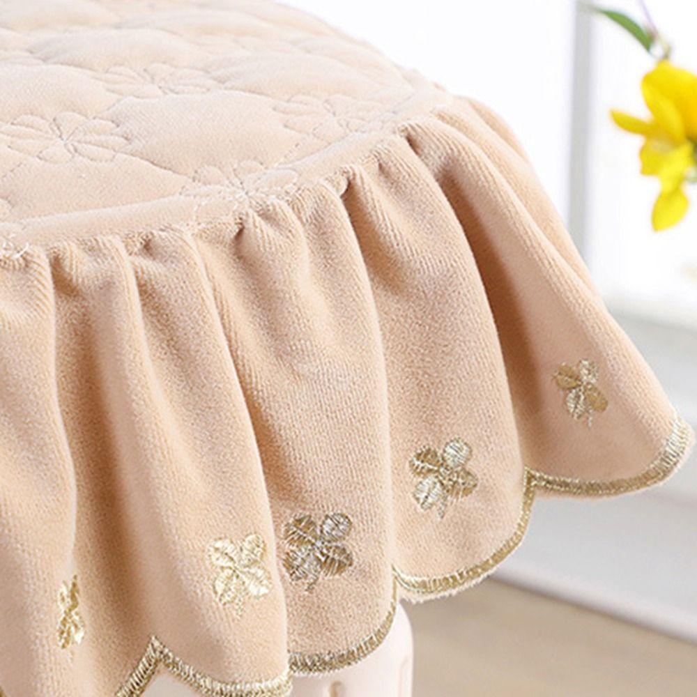 Non-Slip Pastoral Style Dining Chair Cushion 43x45cm Winter Student Cushion  Dormitory
