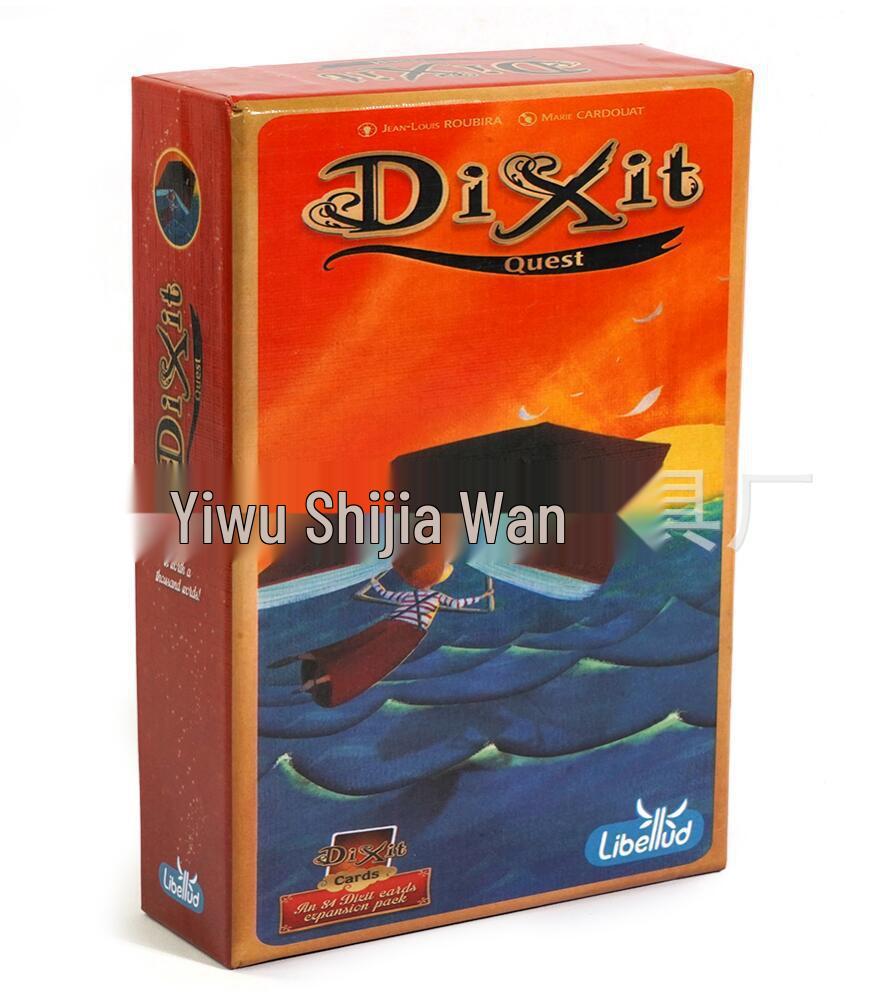 Dixit Odyssey: Gioco di Società Strategico in Inglese con Frammenti di Parole e Tappetino di Gioco