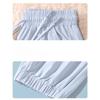 Womens Ice Silk Summer Sports Pants High Waist Straight Leg Ankle Cuff Sun Protection Workout Trousers