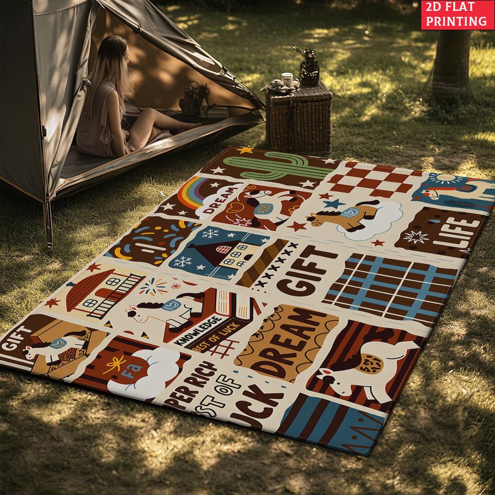 Bohemian Print Rug anime rug living room carpet large children's play carpet Home decorations Mat Baby Play Mat gaming mat