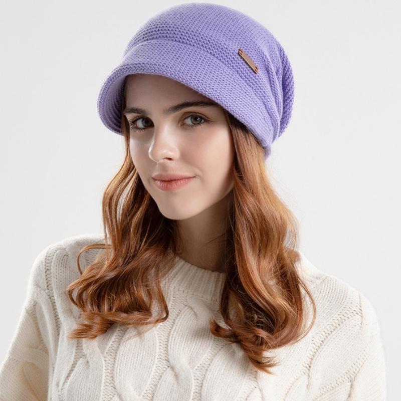 Winter Warmth Beanie Thermal Knitted Hat for Women for Skiing, Cycling
