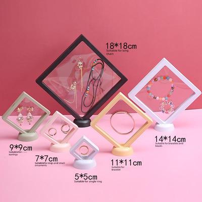 Schmuckdisplay und Aufbewahrungsbox aus PE-Folie – Oxidationsbeständiger transparenter Ständer für Armbänder, Ringe, Anhänger