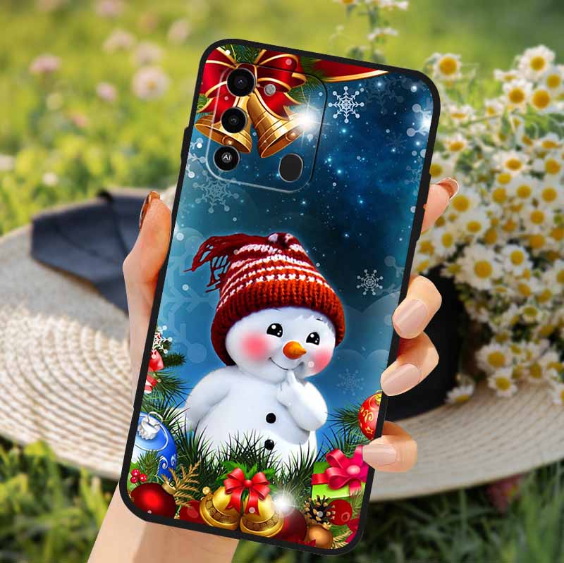 For Tecno Spark GO 2022 Case 2024 Cat Cartoon Soft TPU Silicone Phone Case For Tecno Spark 8C Cover Protective Spark8C KG5k KG5j