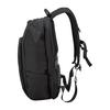 Round Backpack, A4 Size, Water-Repellent, Hapitas Plus HPL5166, Black