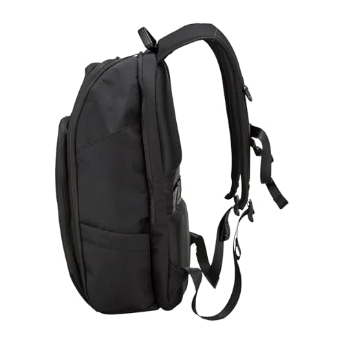 Round Backpack, A4 Size, Water-Repellent, Hapitas Plus HPL5166, Black