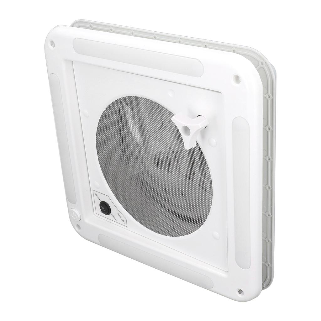 RV Střešní ventilační ventilátor 12V 3,6W Reverzibilní odsávací ventilátor Větrání vzduchu Stropní ventilátor se světlem pro loď