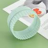 8pcs Round Cookie Moulds Food-grade Plastic Biscuit Cutters Dumpling Skin Mold DIY Baking Tool Kitchen Supply for Desserts