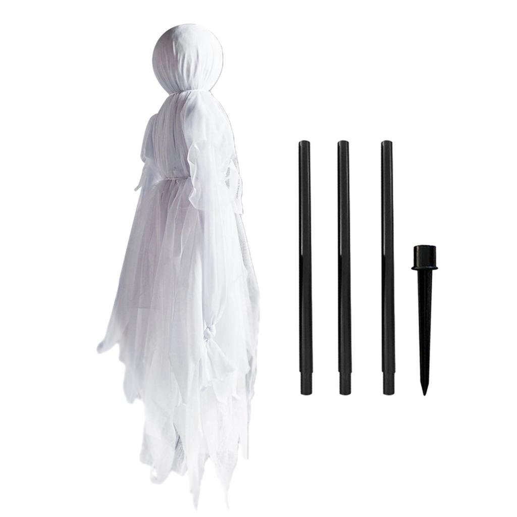 3 Fantômes Suspendus Pour Halloween - Décoration Extérieure Légère Pour Jardin, Terrasse, Porte