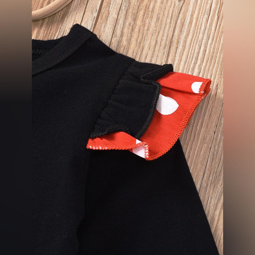 Stylový šatový set s dlouhým rukávem