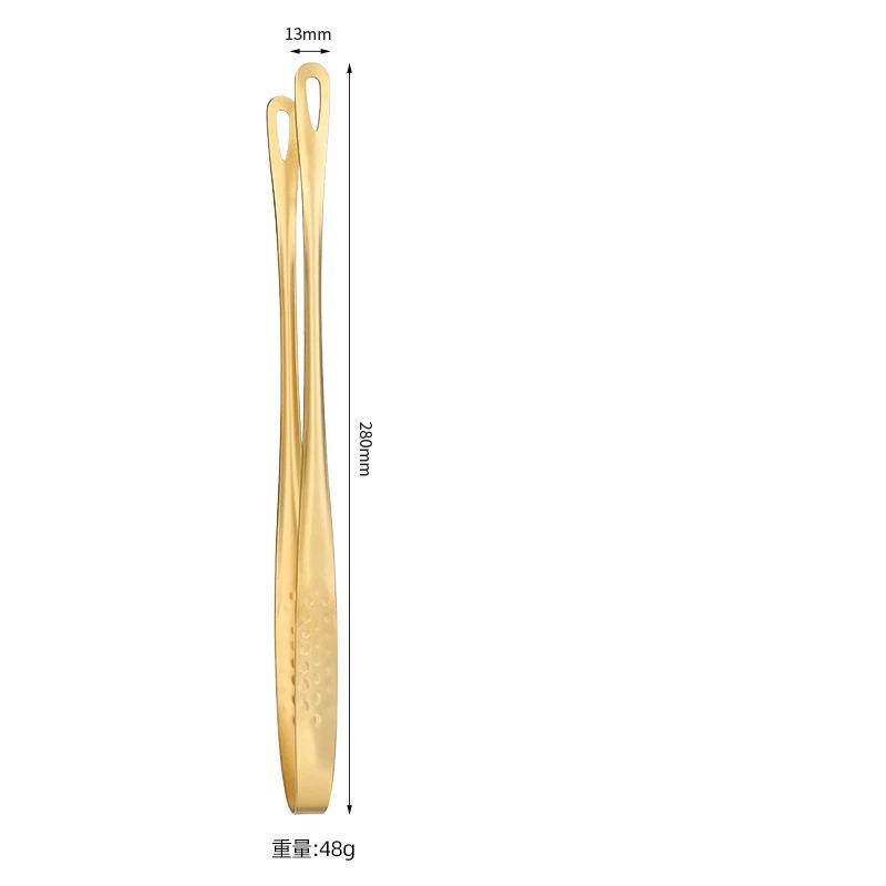 Long Kitchen Tongs Non-Slip Heat Resistant BBQ Grill Tongs Stainless Steel for Steak Seafood Buffet Salad Cooking Tools
