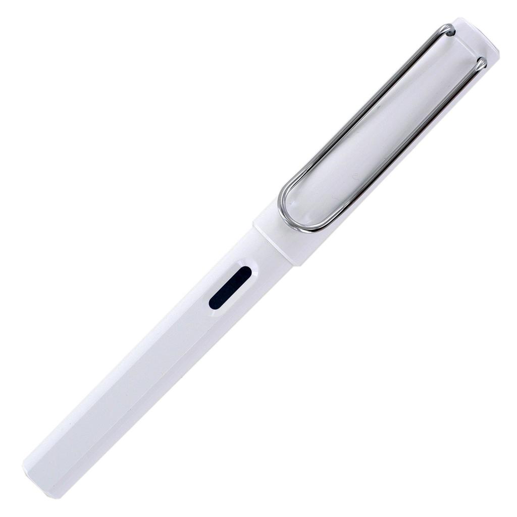 LAMY Safari Fountain Fine Nib Sold Official Pen, (F), White, L19WT-F, Dual-Use (Converter Separately), Import.