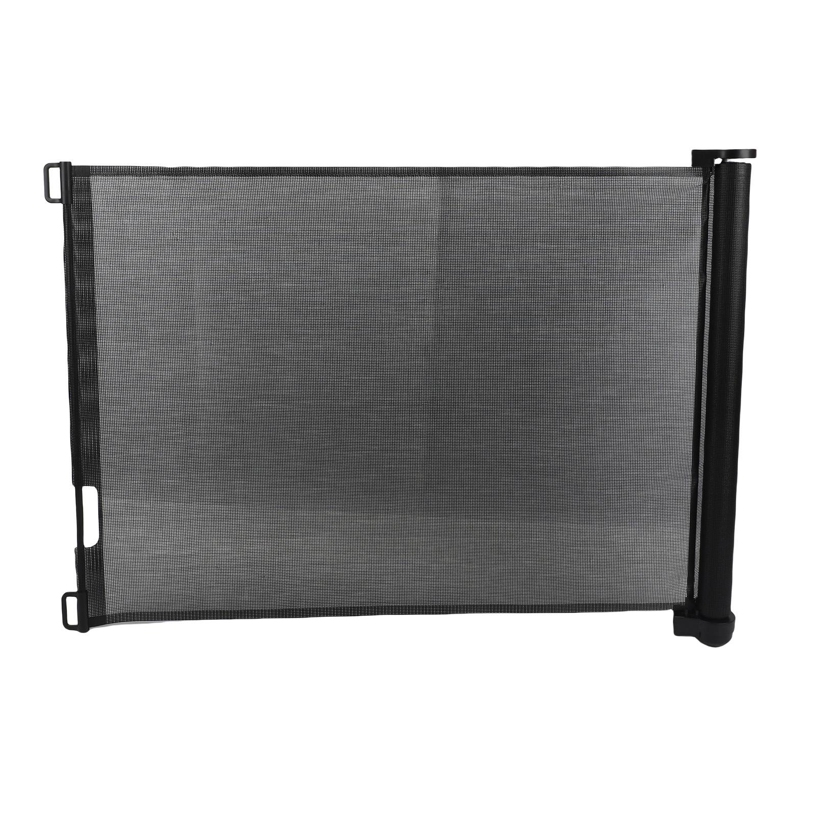 

Child Pet Retractable Safe Gate PVC Stair Gate for Hallways Doorways 34.84x137.8in чёрный