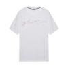 T-shirt décontracté à col rond et manches courtes de couleur unie SS22 pour homme Hauts Blanc 76152NS80-V0001