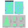 Halloween Decor Fluorescent Static Cling Stickers Ghost Haunted House Glass Decals Party