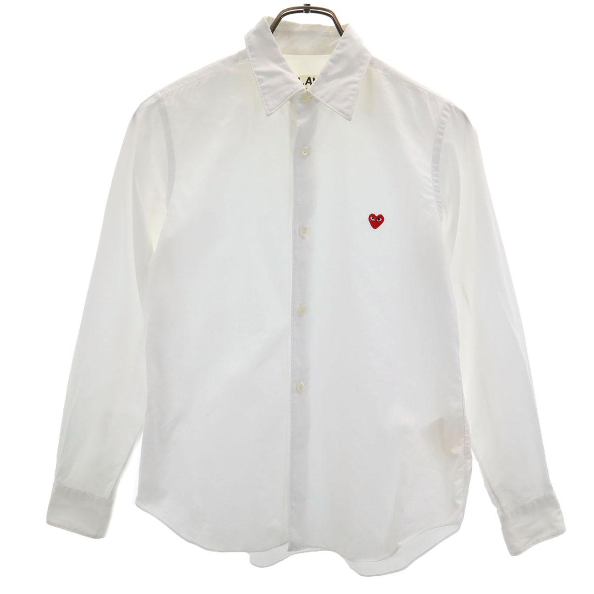 

PLAY COMME des GARCONS made in Japan Long sleeve shirt M white Women Used
