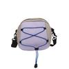 Crossbody bag women's contrasting color small bag ins trendy brand men's cross rope knot shell bag commuting versatile lightweight shoulder bag