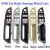 4PCS Kit LHD RHD Inner Driver Door Window Switch Armrest Cover Pull Handle Replacement For BMW X5 X6 E70 E71 E72 2007-2013