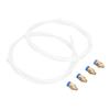 Pneumatic PTFE Tubing Kit with Brass PC4 M6 Pneumatic Straight Connector for 3D Printer