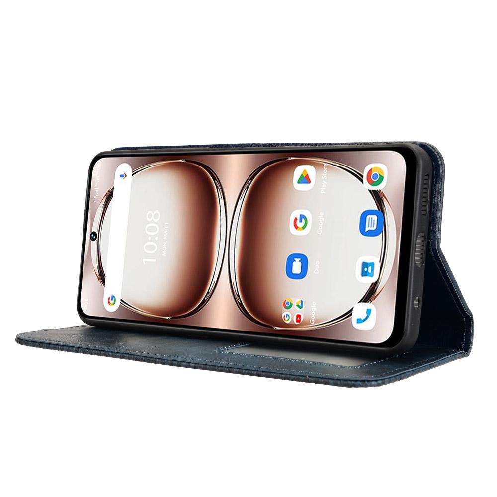 Leather Case For Umidigi Note 100/Note 100 5G/Note 100A Wallet Stand Retro Texture Phone Cover