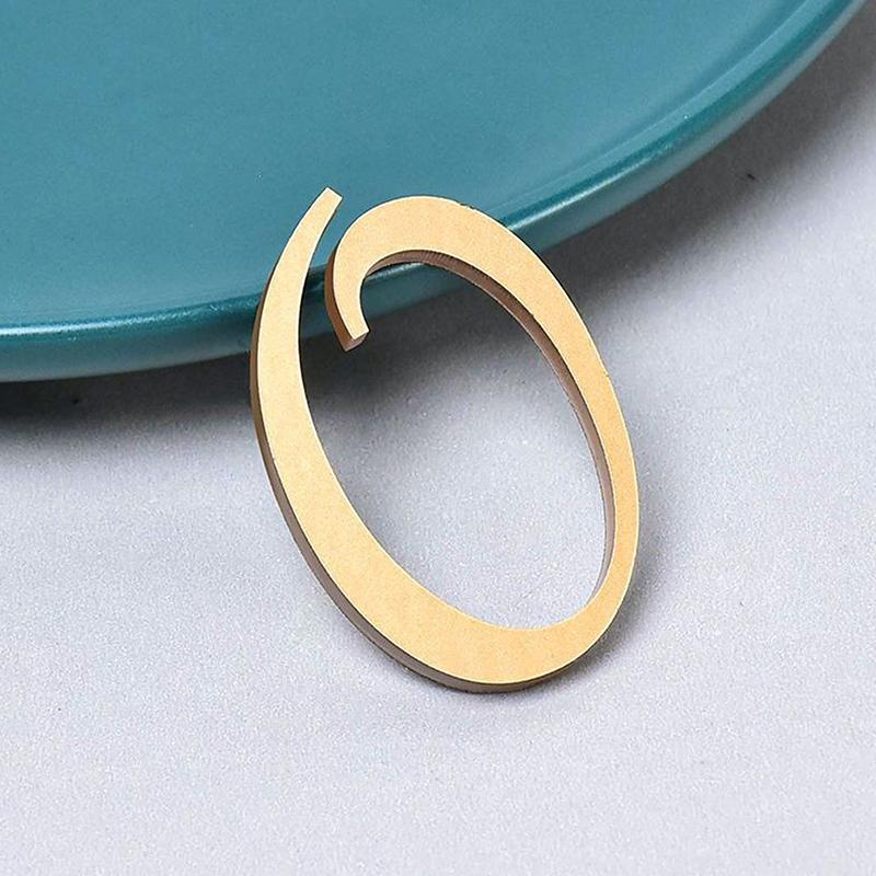 0-9 Acrylic Self Adhesive House Number Sticker Frosted Silver Gold Color Doorplate Home Door Plaque Numbers Sign New