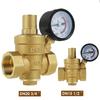 Wasserdruckminderer 3/4 Zoll DN20 Messing Wasserdruckreglerventil 1/2 Zoll DN15 Einstellbarer Druckminderer mit Druck