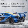 1:22 P1 GTR Model Toy Diecast Alloy Cars Doors Opened Front Wheel Steering Sound Light Pull Back Sports Car Kid Birthday Present