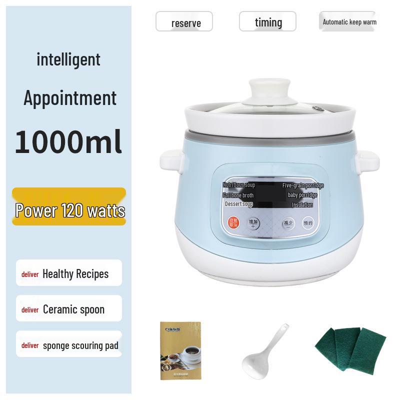 

Carefully Curated Electric Ceramic Stew Pot - Automatic Baby Porridge Cooker & Bird s Nest Stew Pot