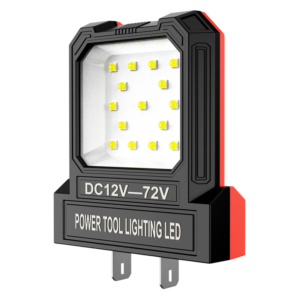 12V-72V LED Mini Pocket Work Light 550LM No Battery Long-Lasting Strong Light Outdoor Lighting Floodlight Power Tool Accessories