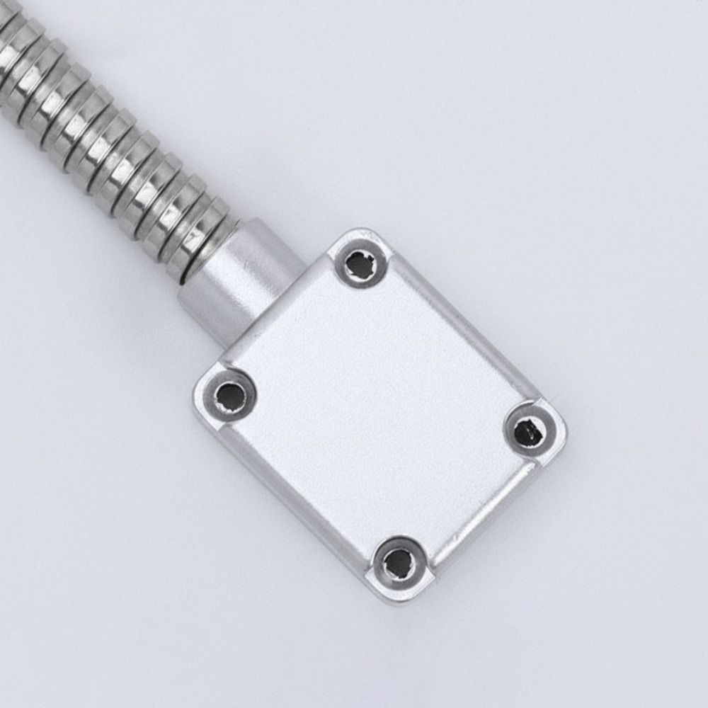 Zinc Alloy Head Cable Protection Sleeve Exposed Mount 304 Stainless Steel Door Loop Metal Wire Pipe Armored Cable