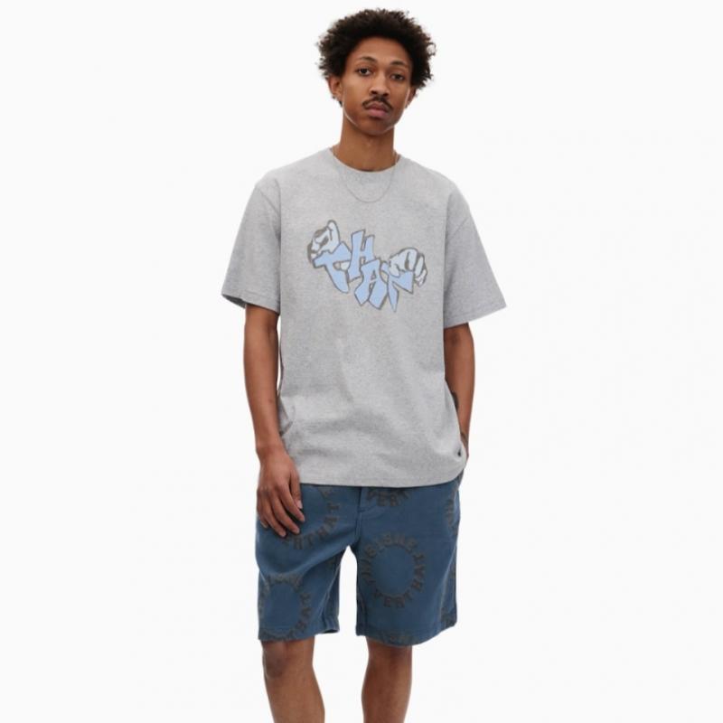 ThIs Is Never That 2tone Logo Jacquard Short Blue