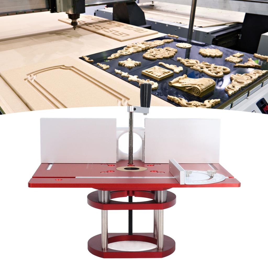 Router Lift Base Aluminum Alloy Height Manual Router Table Lift System for Woodworking Machinery
