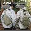 Cedar Eight Body Bag for Men and Casual Outdoor Crossbody Bag Backpack-Transforming Women, 2-Way (Black)