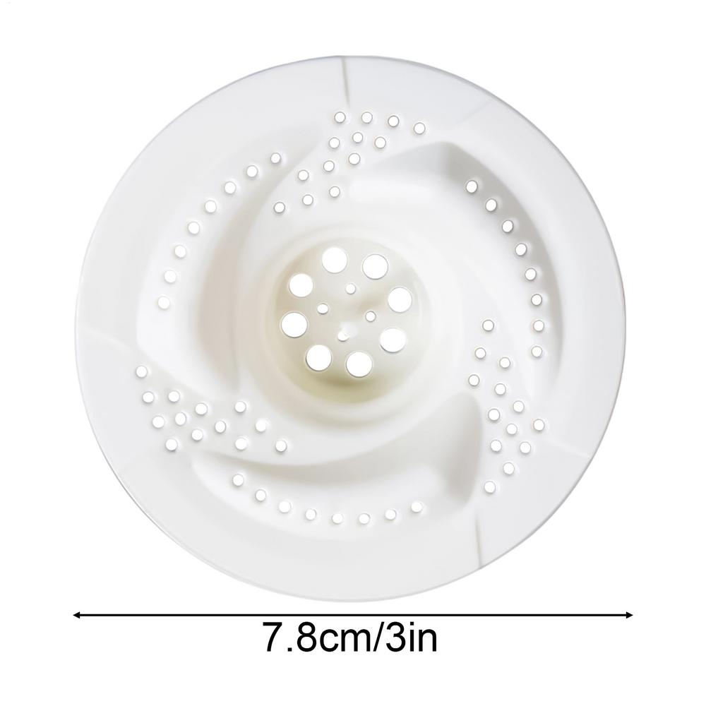 

Shower Drain Anti-Clogging Sealed Filter Bathroom Floor Strainers Protectors Cover for Home Apartment Dorm Kitchen Laundry білий