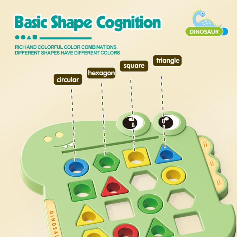 Geometric Shape Matching Puzzle Toy Color Sensory Educational Toy  Logic Toy