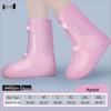 Children's and Men's Waterproof Non-slip Rain Boot Covers - Reusable, Wear-resistant Silicone for Cycling and Outdoor Use.