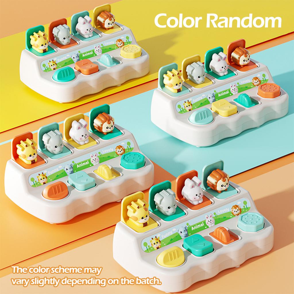 Montessori Pop-up Tierspielzeug und Lernboxen - Fördern Logik und motorische Fähigkeiten, geeignet für Kindergeburtstagsgeschenke