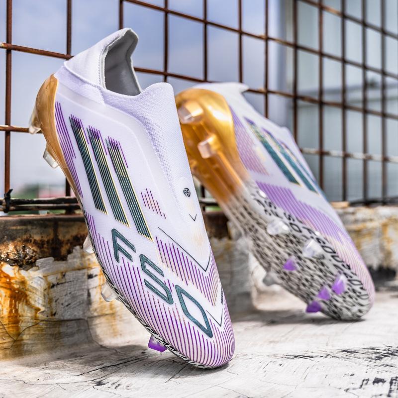 European Cup F50 Yamal Exclusive Series FG Spike TF Waterproof Knitting Student Competition Training Football Shoes Single
