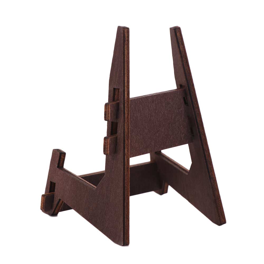 Wooden Art Display Stand 4.5/6/8inch Book Display Stand Picture Frame Stand  Plate