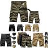 Durable Men's Combat Military Camo Cargo Shorts With Multiple Pockets For Summer