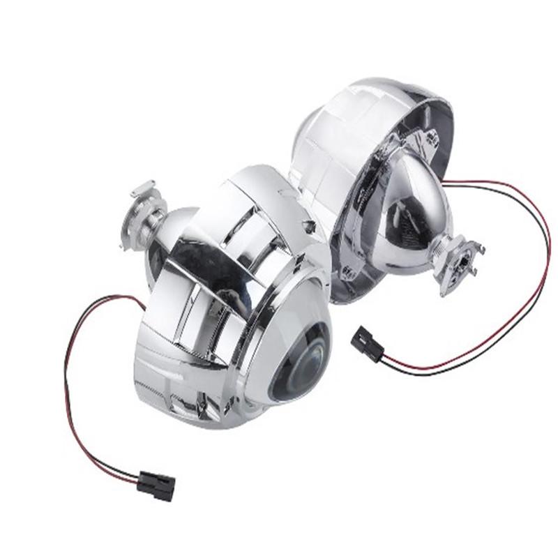 2.5" WST HID Bi-Xenon Projector Lens Headlight Kit for Cars & Motorcycles - High Brightness, Non-Destructive Refit.