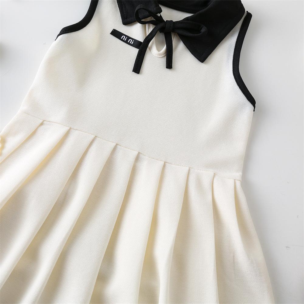 Girls Dress New College Vest Stylish Summer Baby Children Princess Dress Little Girl Skirt Super Cute Clothing