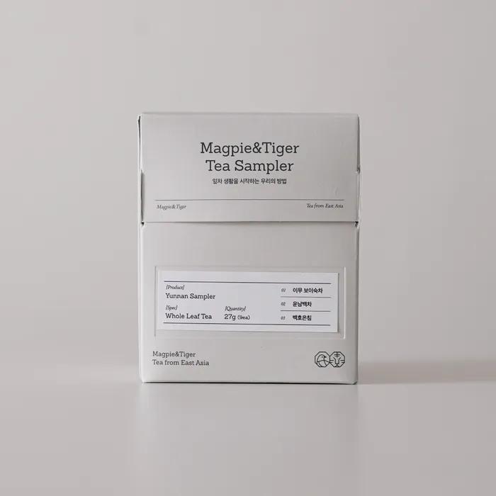 

Набор из 3 видов китайского юньнаньского чая (9 штук) - Чай пуэр, Белый чай, Байхао Иньчжень