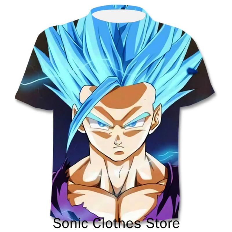 Dragon Ball Z Graphic Print 3D Summer Short Sleeve T-Shirt Top Hot Selling Cool Super Adult T-Shirt Goku