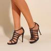 Fashion Women's High Heels Peep Toe Sandals Summer Fashion Shoes Ladies Sexy Party Sandalias Woman Pumps Female Stripper Shoes Footwear
