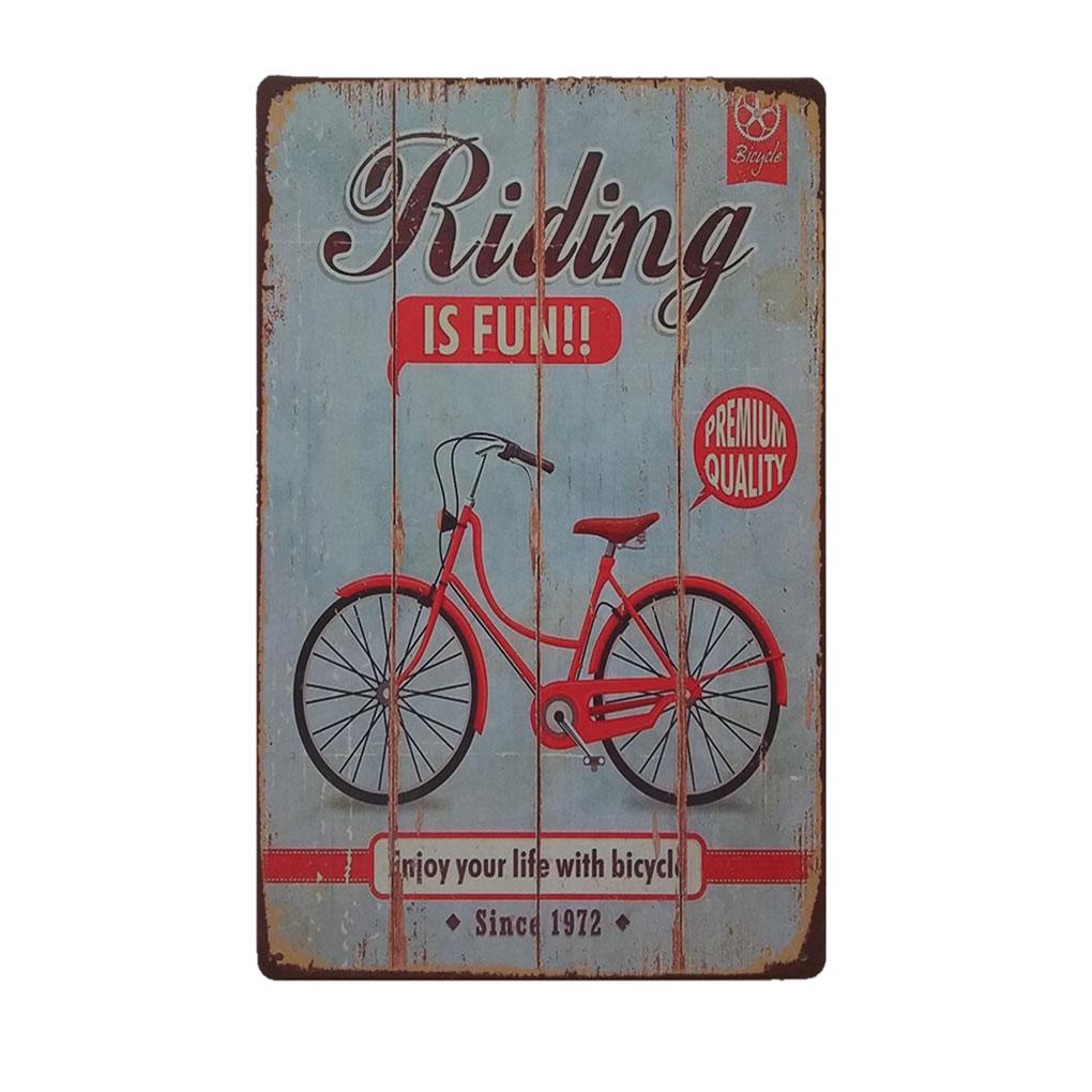 Vintage Retro Iron Wall Decors Car Motorcycle Poster Sign Plaque Home Livingroom Bedroom Decorations