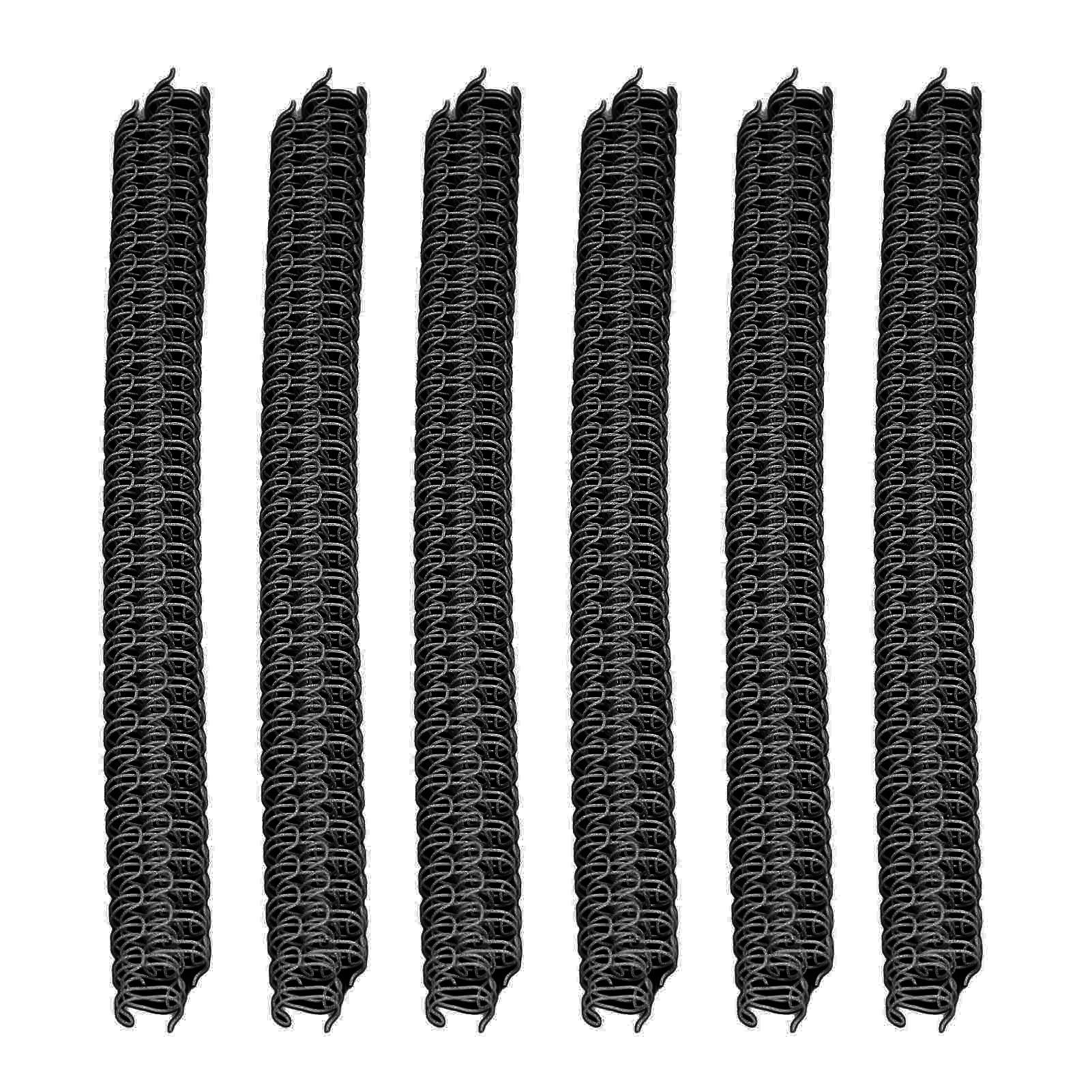 

100 шт., двойная петля, проволочные шипы, 34 зубца, 3:1 шаг, диаметр 7,9 мм, емкость 40 листов, двойная петля Black